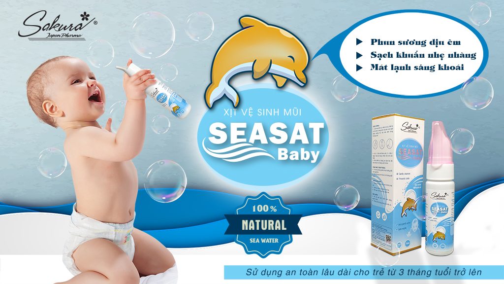 Phun sương dịu êm với Sakura SeaSat Baby