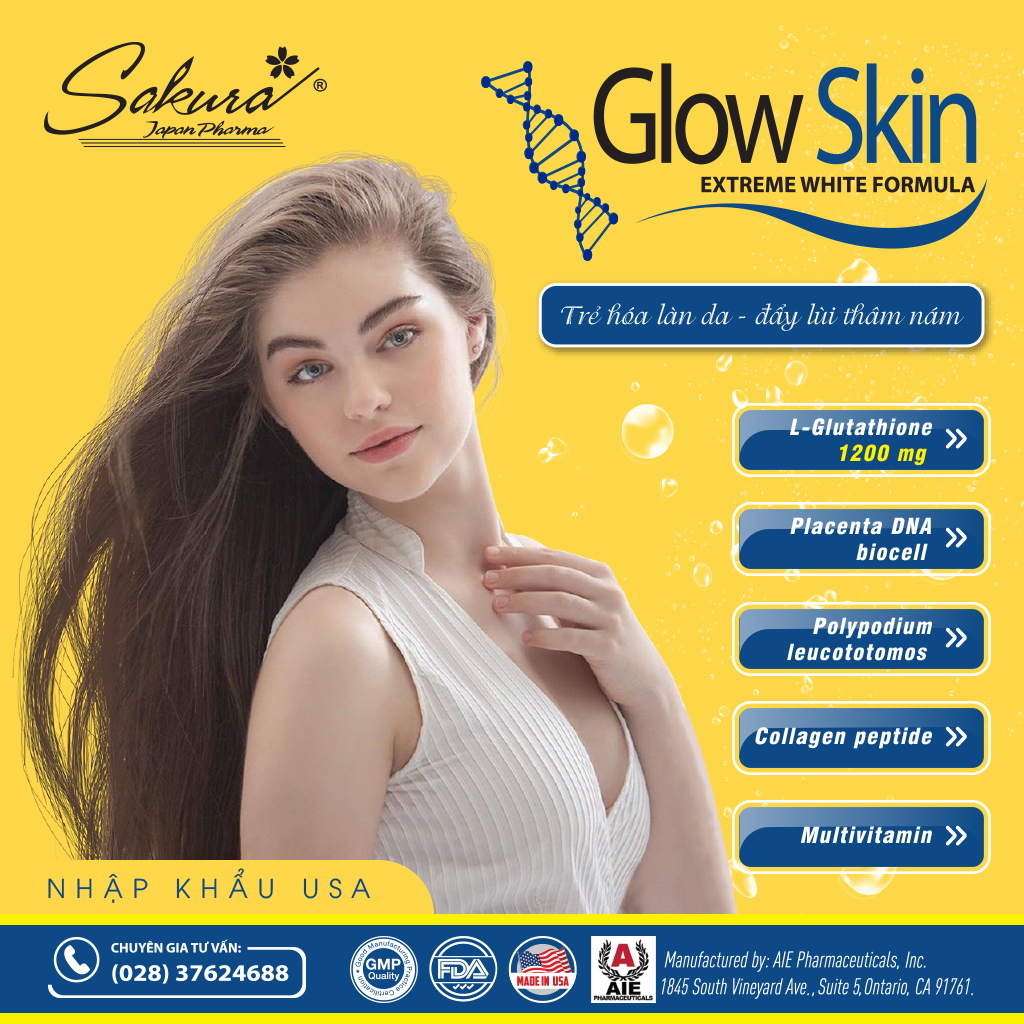 Công thức chăm sóc da vượt trội của Sakura Glow Skin