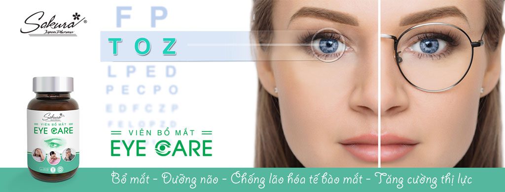 Chăm sóc đôi mắt đúng cách với Sakura Eye Care (New)